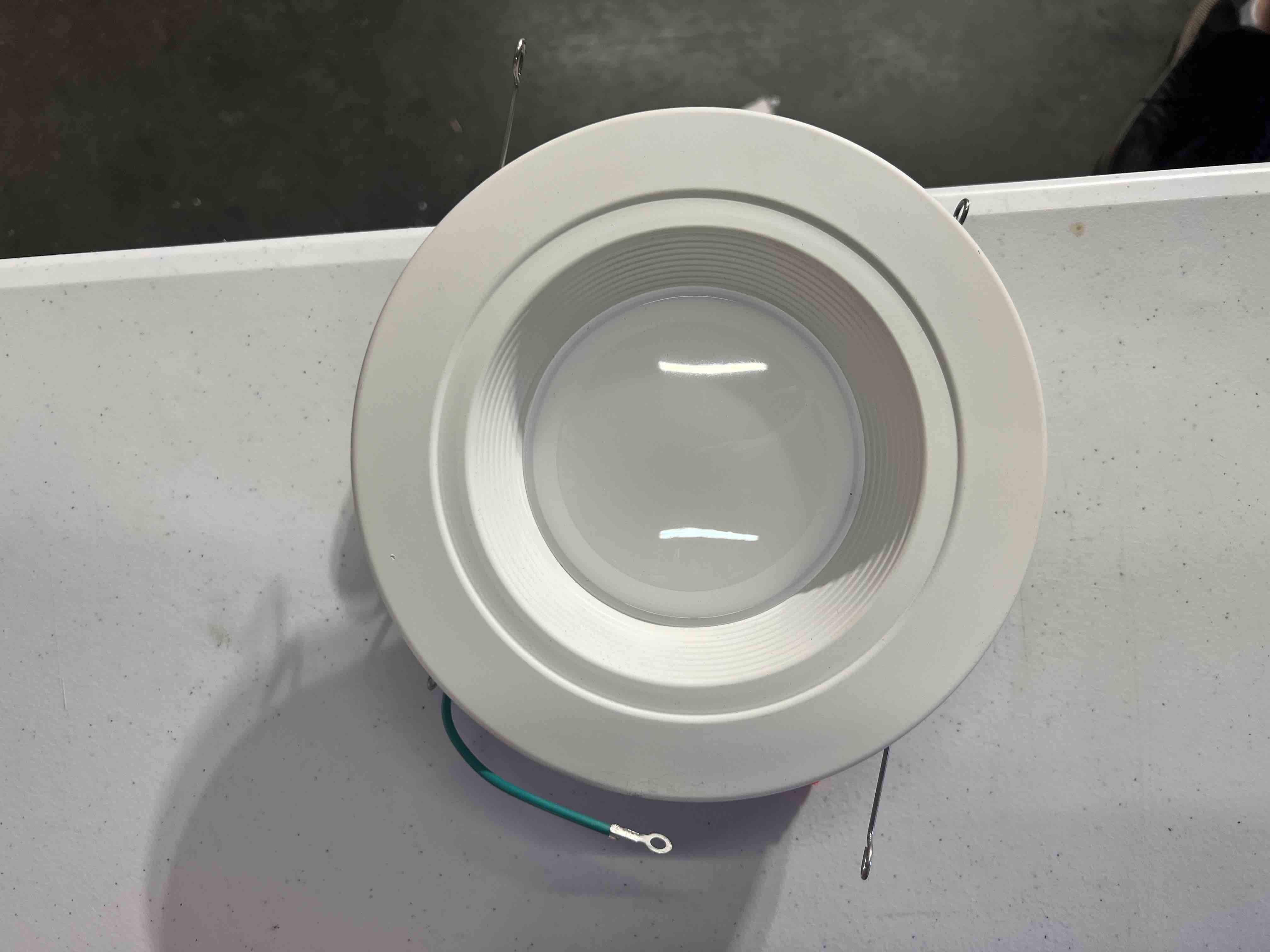 Halo RL56 Series Matte White 5/6 In. W LED Retrofit Kit 7.6 W Baffle Downlight Bulb & Trim Replacement