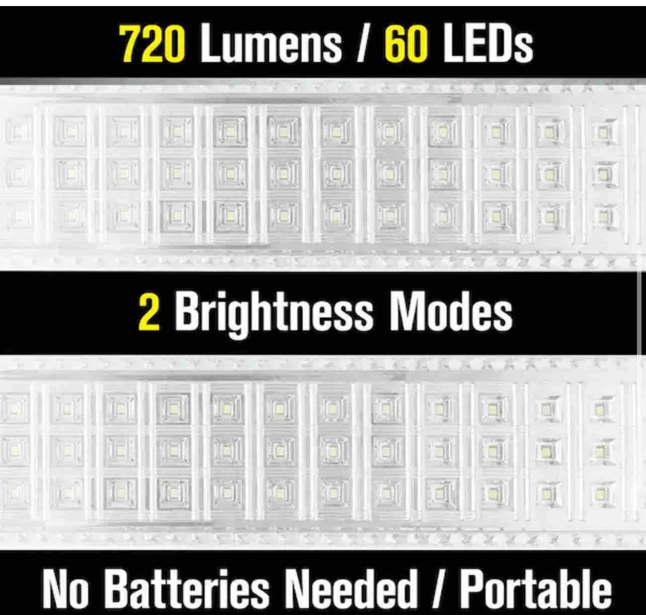Bell + Howell As Seen On TV Tac Light Bar LED Portable Lights White