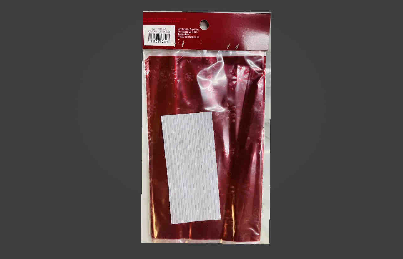 60ct Snowflake Treat Bag Red - Wondershop