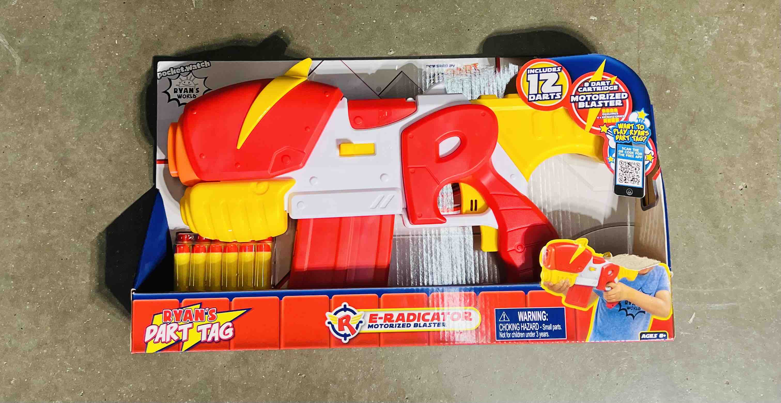 Ryan's World Foam Dart Tag E-Radicator Motorized Blaster