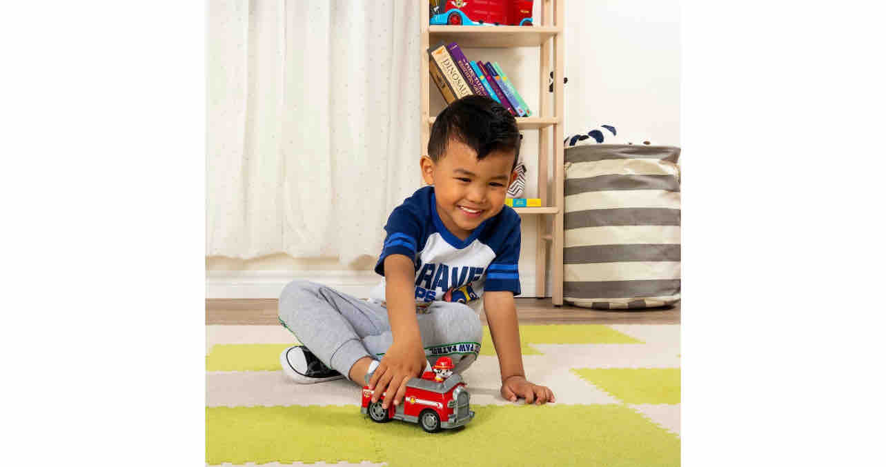 PAW Patrol Fire Engine Vehicle with Marshall
