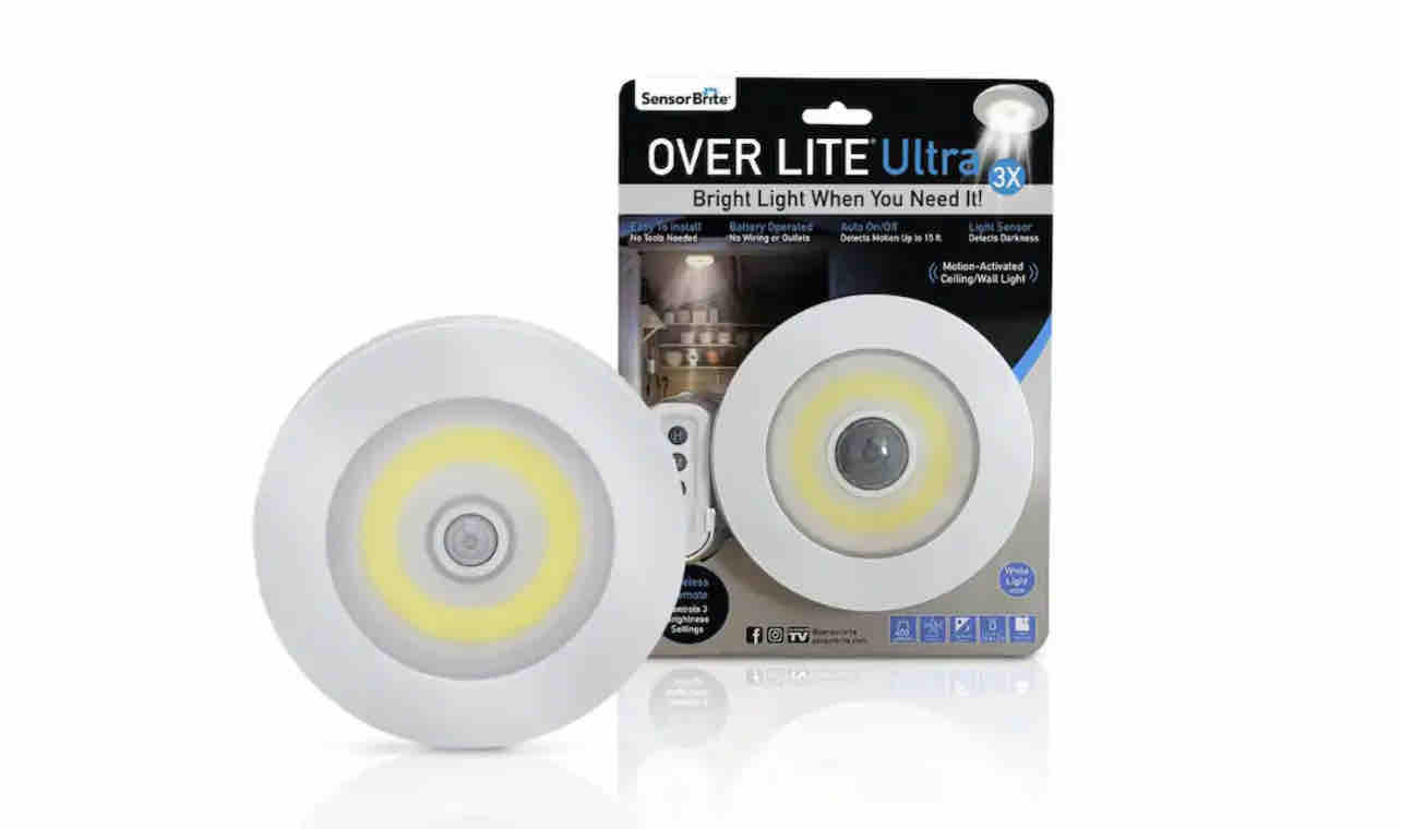 Sensor Brite Over Lite Ultra Ultra-Overhead Motion Activated LED Night Light Bulb