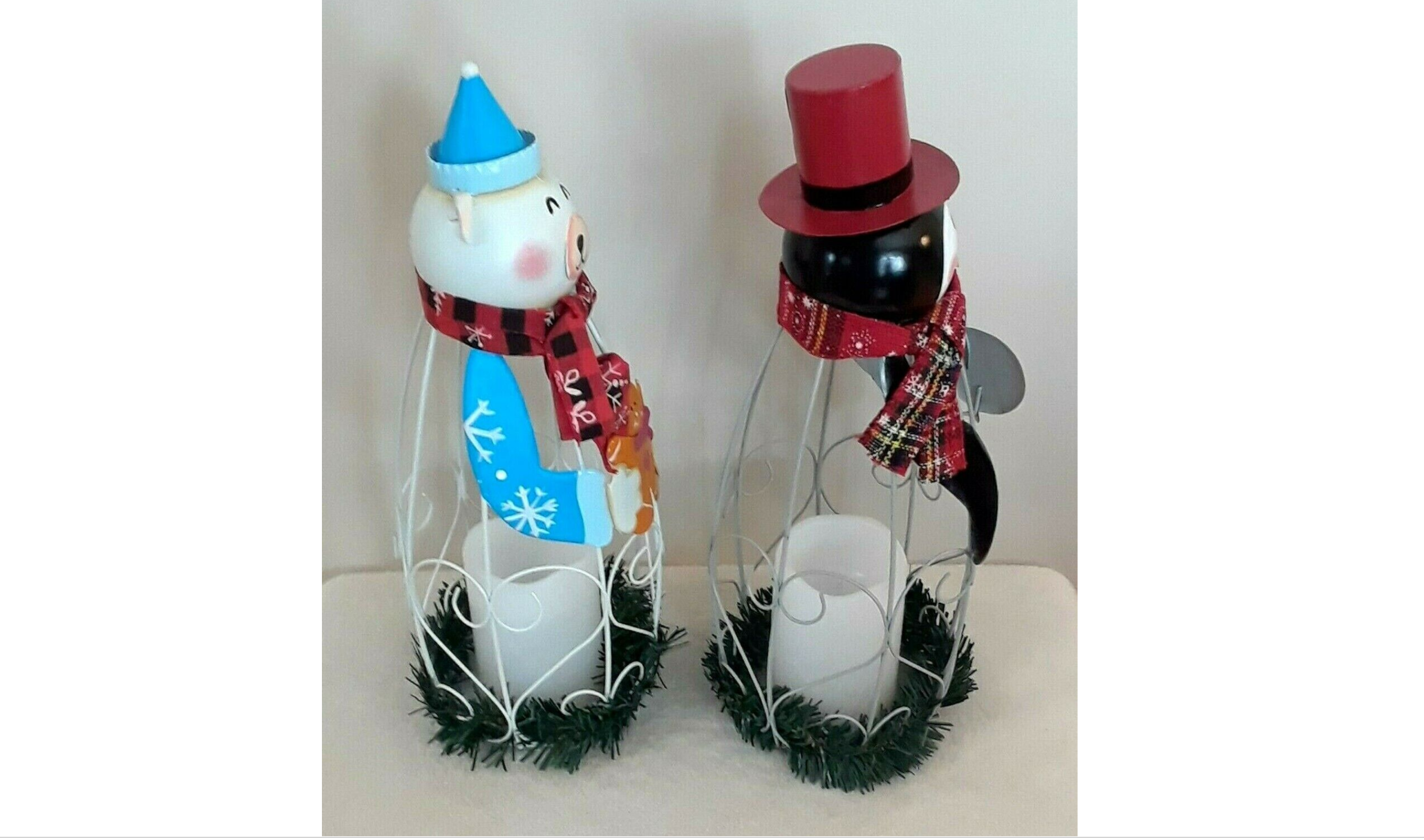 Christmas LED Candle Lantern Lights 2 Pack 14 1/2" Tall Lulu Home