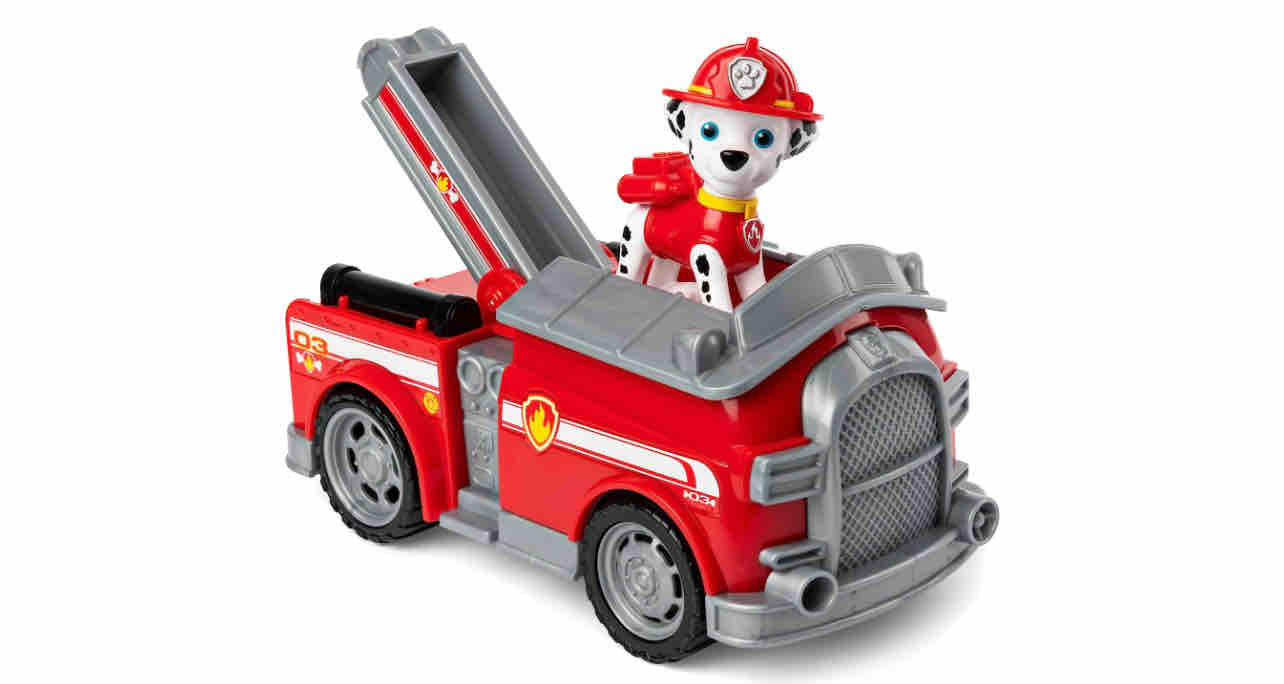 PAW Patrol Fire Engine Vehicle with Marshall