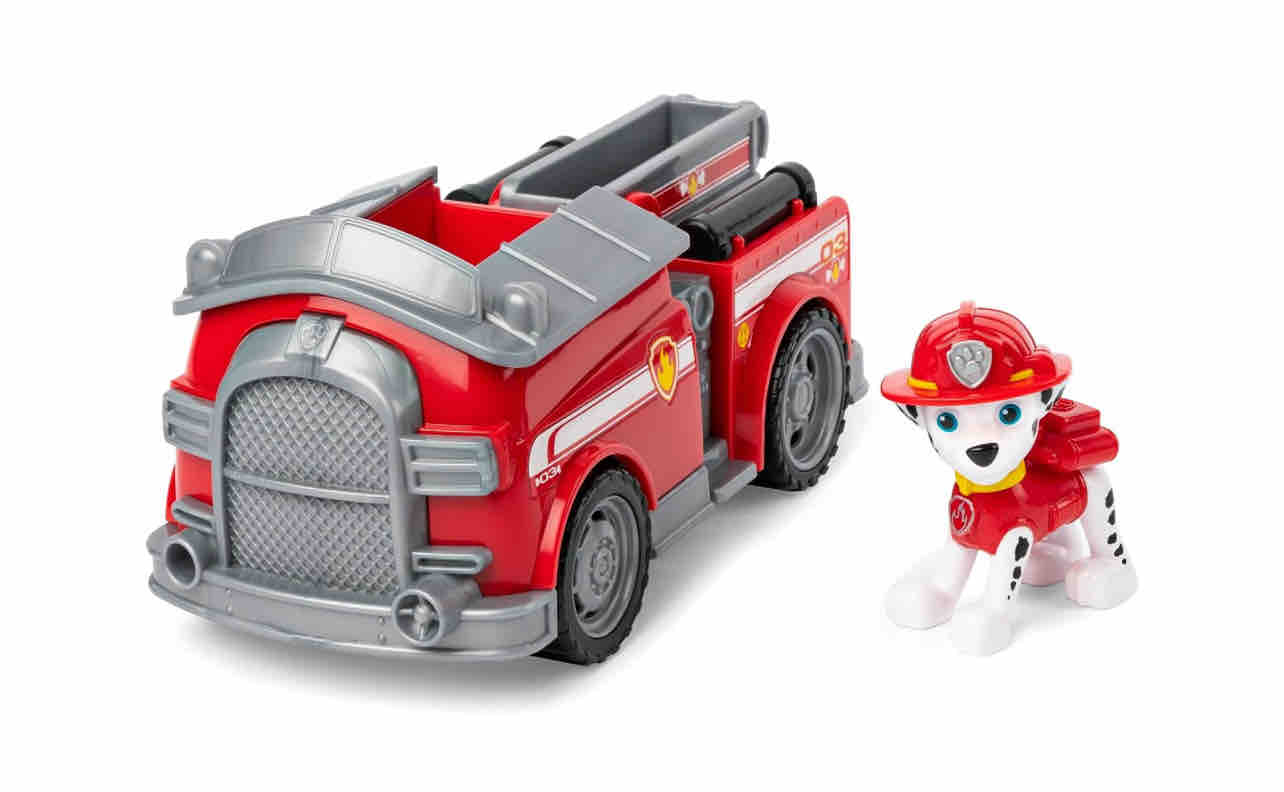 PAW Patrol Fire Engine Vehicle with Marshall
