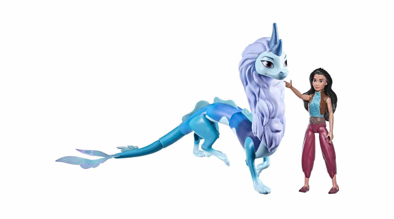 Disney Princess Raya And The Last Dragon Color Splash, Raya and Sisu Dragon, Water Toy