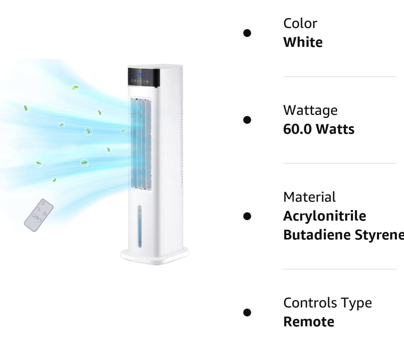 Uthfy 30-in. Evaporated Air Oscillating Bladeless Cooling Tower Fan