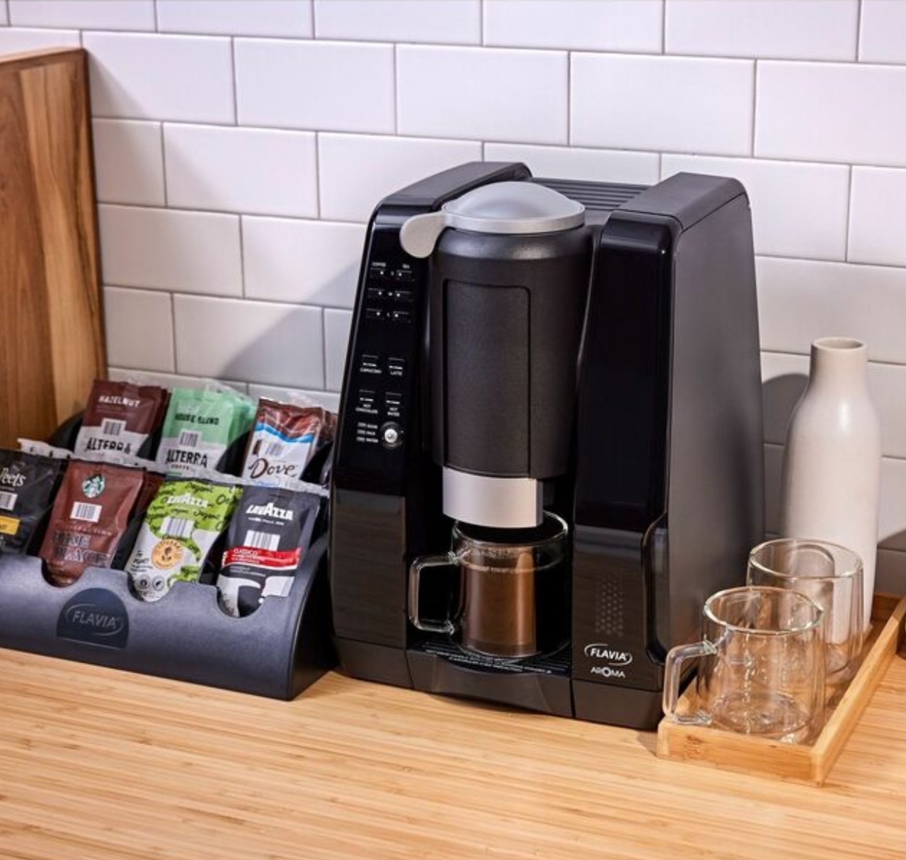 FLAVIA Aroma Single-Serve Brewing System 2.53-Quarts, 1400-Watts