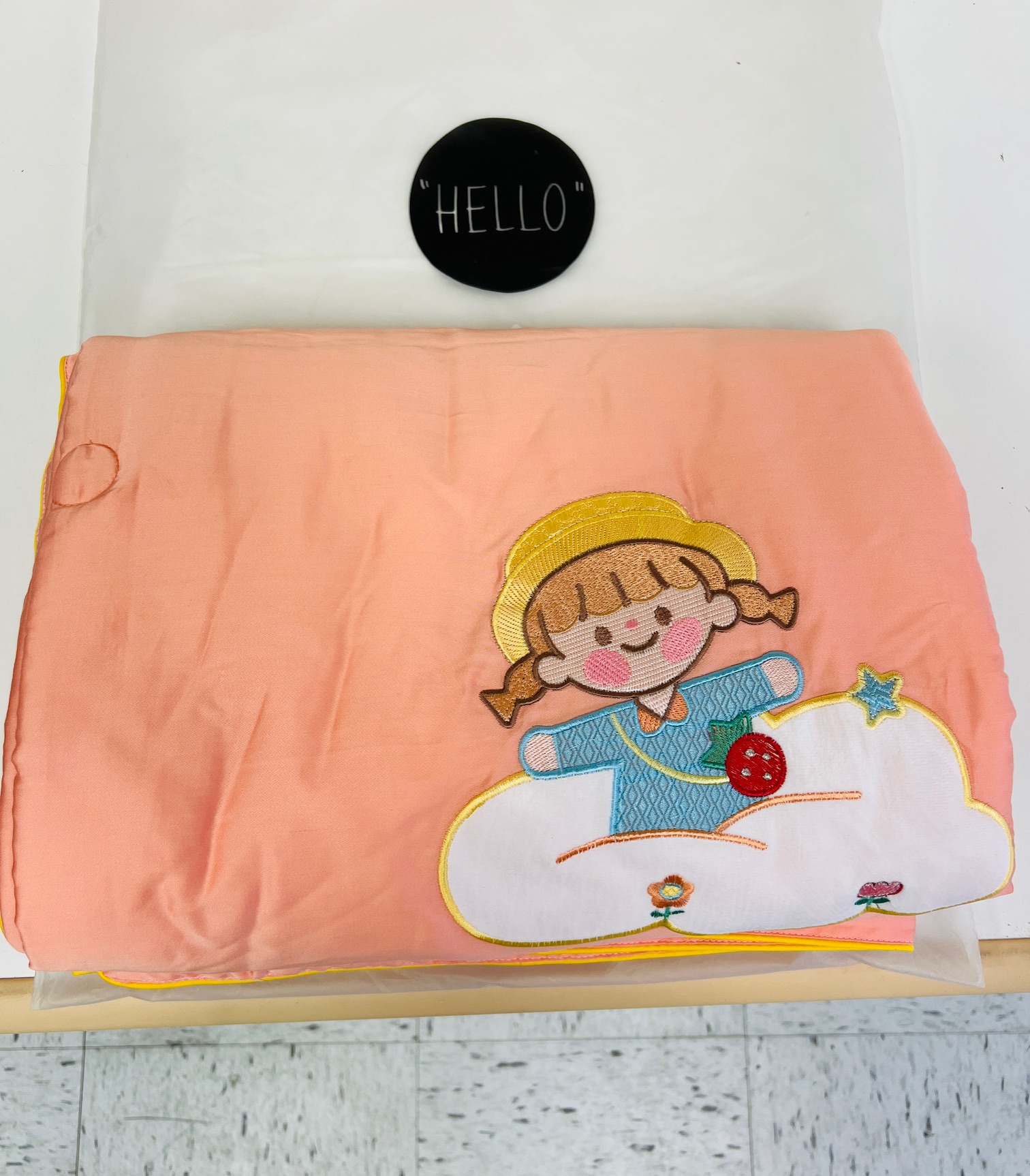 Yilinata Kids Twin Size Cooling Quilt and 2 Pillow-Cases 59x79-inches.