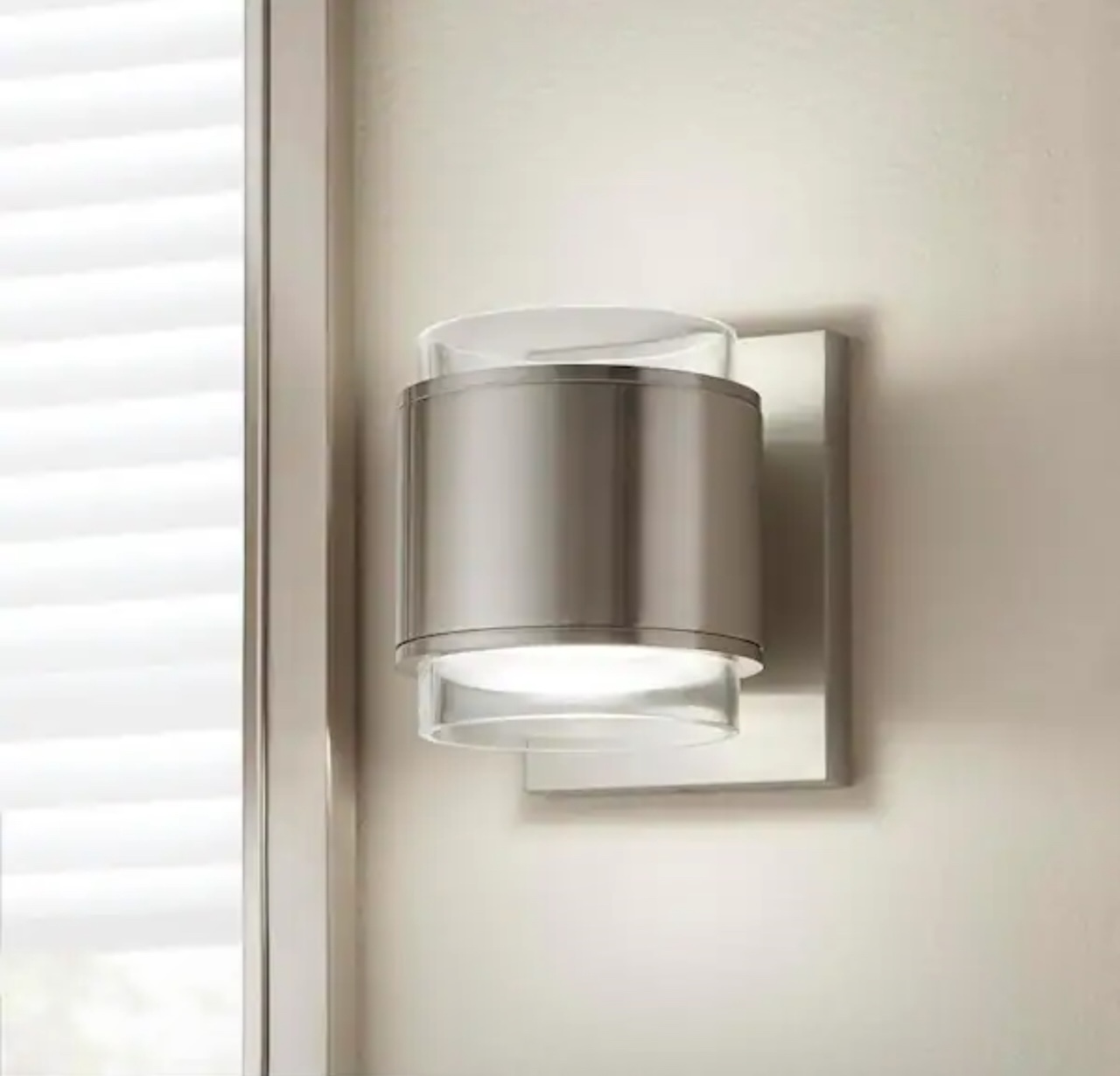 Home Decorator's Collection Reina 1-Light Chrome Wall Scone