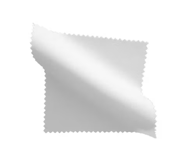 90 in. x 156 in. White Polyester Poplin Rectangular Tablecloth