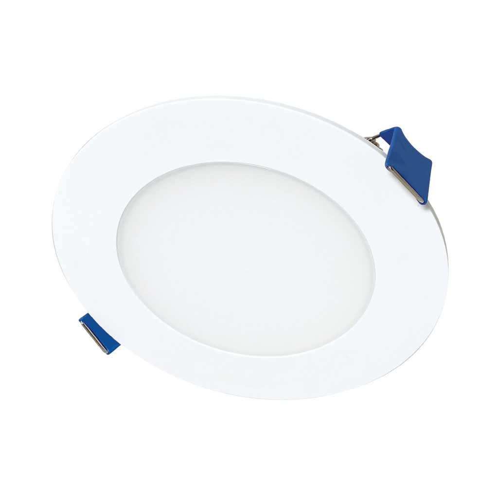 4-Inch LED Smooth Lens Downlight With Plastic Housing And Remote Driver / Junction Box, 830 Lumens, 90 CRI, Field