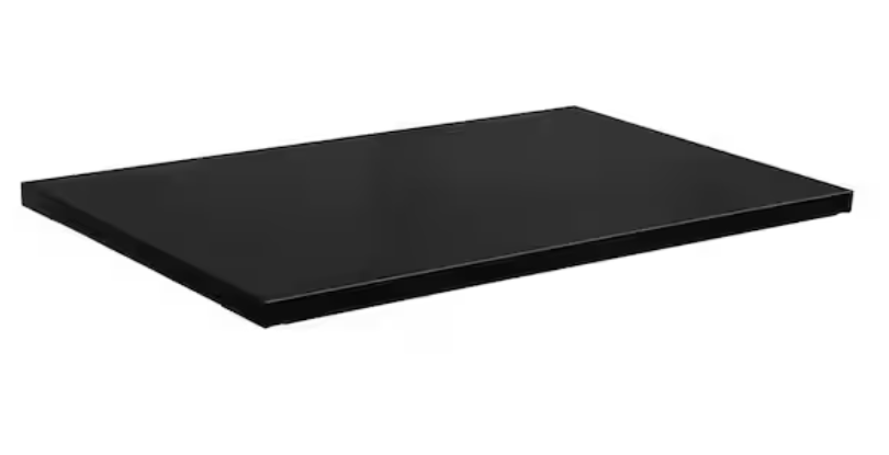 2-Pack Steel Shelf Set in Black (36 in. W x 15 in. D) for Ready-to-Assemble 36 in. Freestanding Garage Cabinet