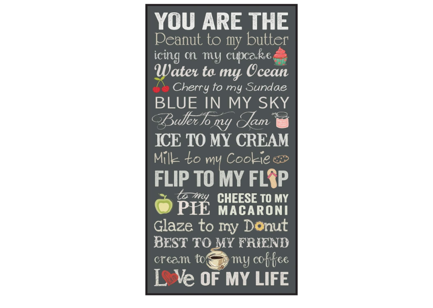P. Graham Dunn You are The Peanut to My Butter Love of My Life 18 x 9 Wood Wall Plaque Sign