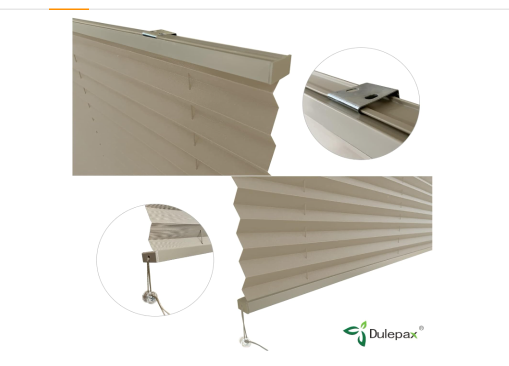 Dulepax RV Blinds,RV Pleated Shades,RV Blinds Pleated Shades, 32" W x 24" L Cappuccino RV Window Shades,Camper Blinds,RV Window Blinds for RV Camper Travel Trailers Motorhome's Window