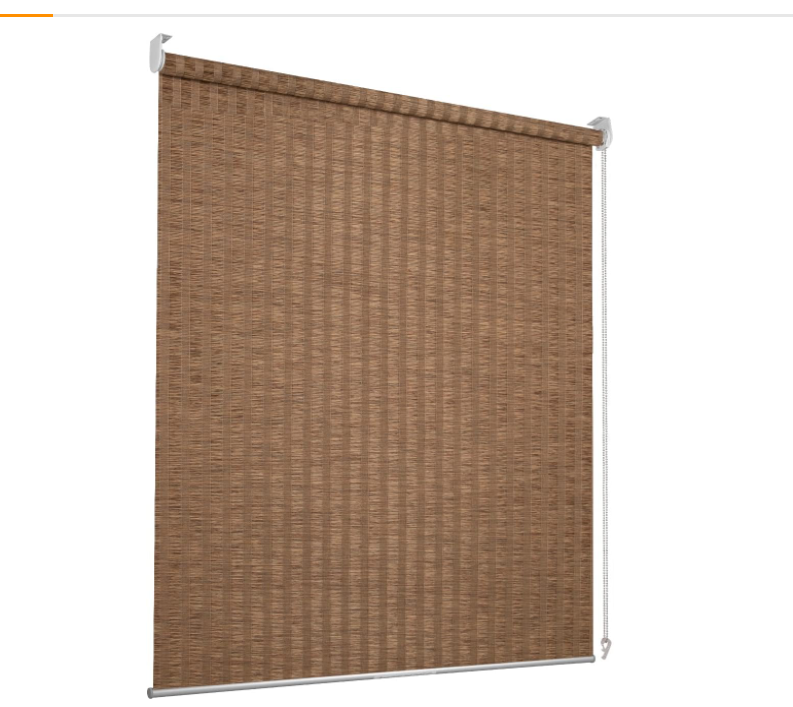 Roller Window Shades,Light Filtering Roller Shade,Window Blinds,Roll Up and Down Blinds for Home,Easy to Install(Coffee, 41" W x 72" H)