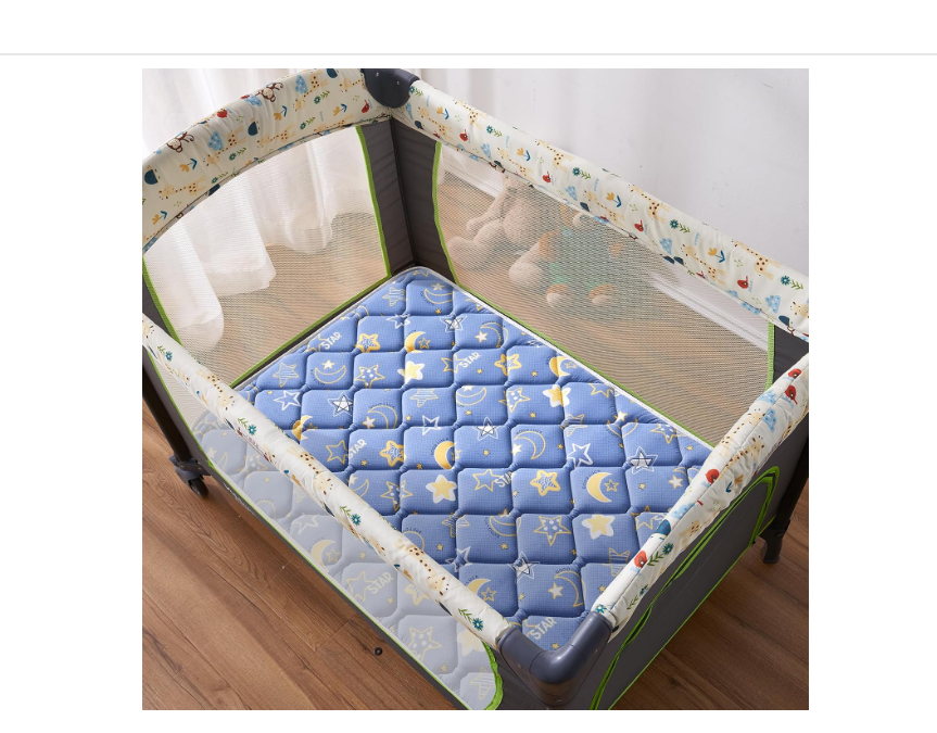 Pack and Play Mattress Topper - 38" x 26" x 1.5", Soft & Firm Premium Foam Pack N Play Mattresses Pad, Odorless Baby Foam Playpen Mattresses, Portable Mattress Topper- Breathable & Comfort