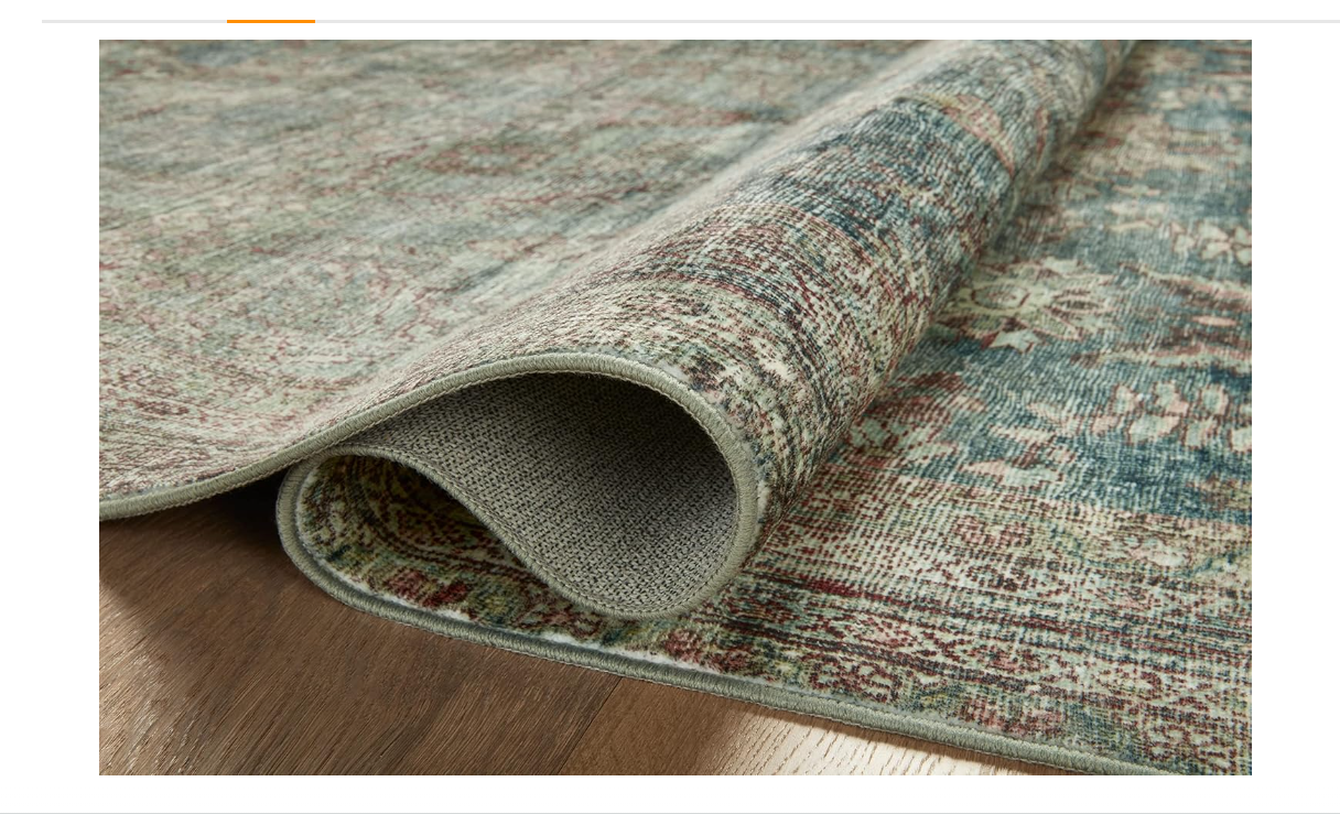 Loloi Magnolia Home by Joanna Gaines x Banks Ocean/Spice 2'-0" x 5'-0" Accent Rug