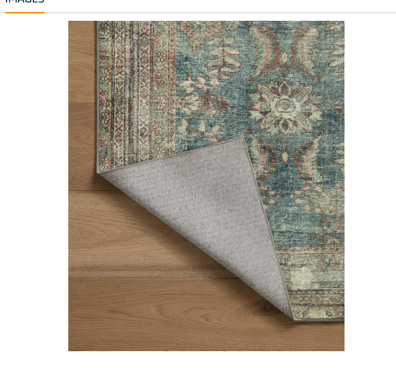 Loloi Magnolia Home by Joanna Gaines x Banks Ocean/Spice 2'-0" x 5'-0" Accent Rug