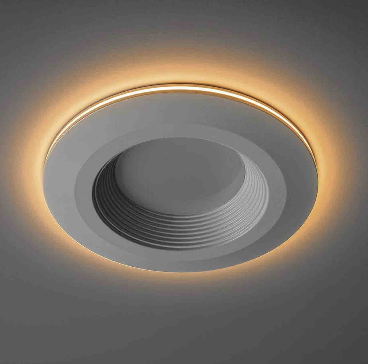 Commercial Electric 4 In. Selectable Integrated LED Recessed Trim Downlight 30 Configurations In One Fixture High Ceiling Output Dimmable