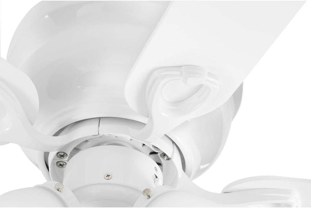 Clarkston II 44 in. LED Indoor White Ceiling Fan with Light Kit - Reversible Blades