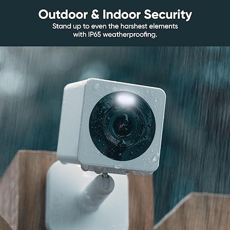 WYZE Cam OG, Wired Indoor/Outdoor 1080p HD Smart Home Security Camera with Built-In Spotlight